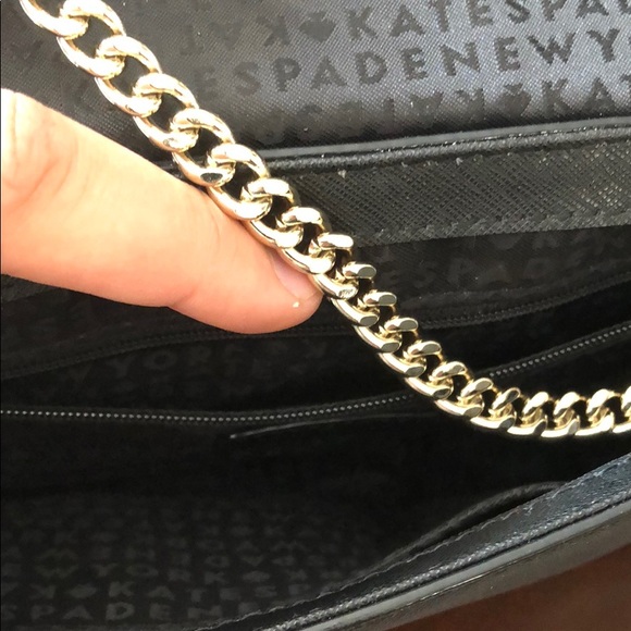 Barely used KATE SPADE BLACK SHOULDER BAG - Picture 5 of 6